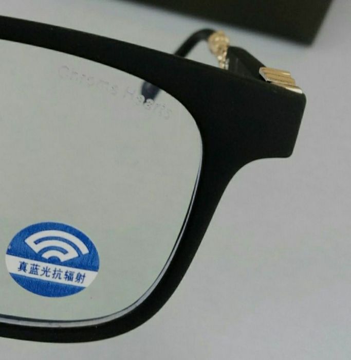 Chrome Hearts очки мужские имиджевые оправа для очков черная зол лого