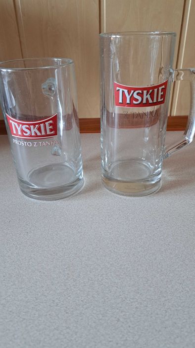 Kufle do piwa z grubego szkła 0,5 l