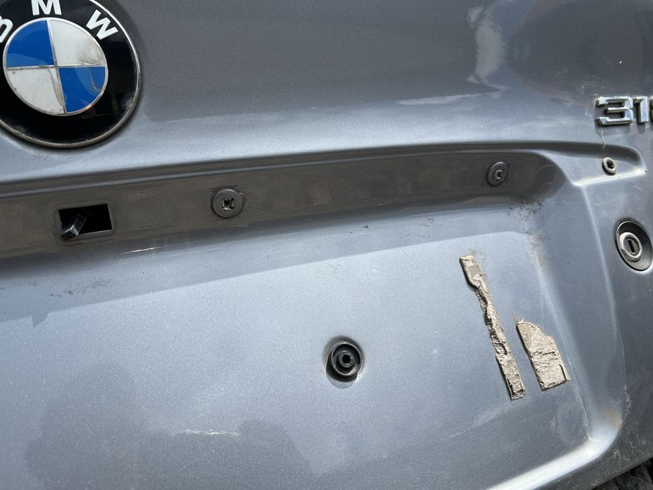 Klapa bagaznika bmw e46 coupe lift silbergrau