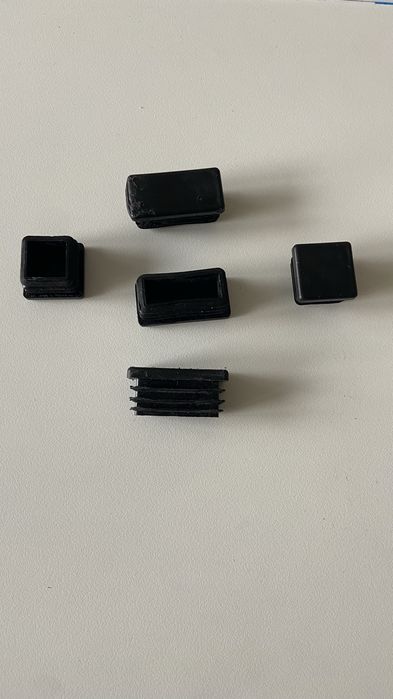 Zaślepki do profili 40x20mm (3szt) i 25x25mm (2sz)