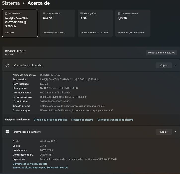 PC desktop gaming