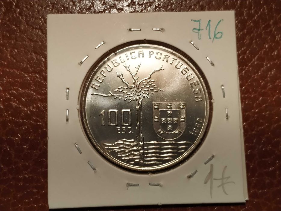716 Moeda comemorativa de 100 escudos de 1990 Camilo Castelo Branco