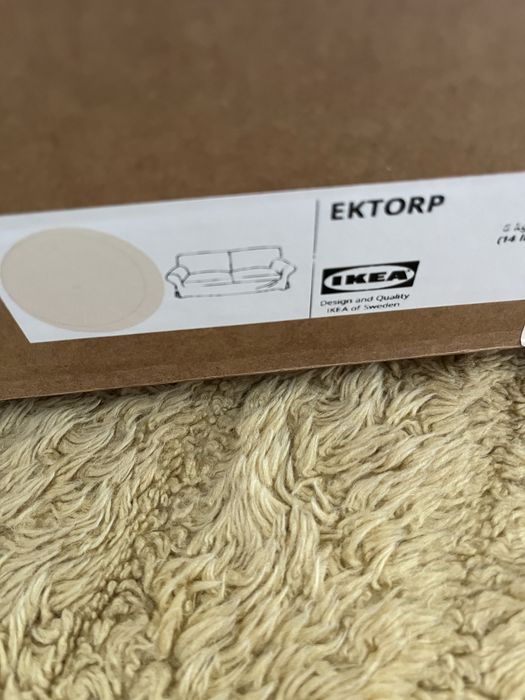 Ikea Ektorp capa de sofa 2 lugares Hillared bege