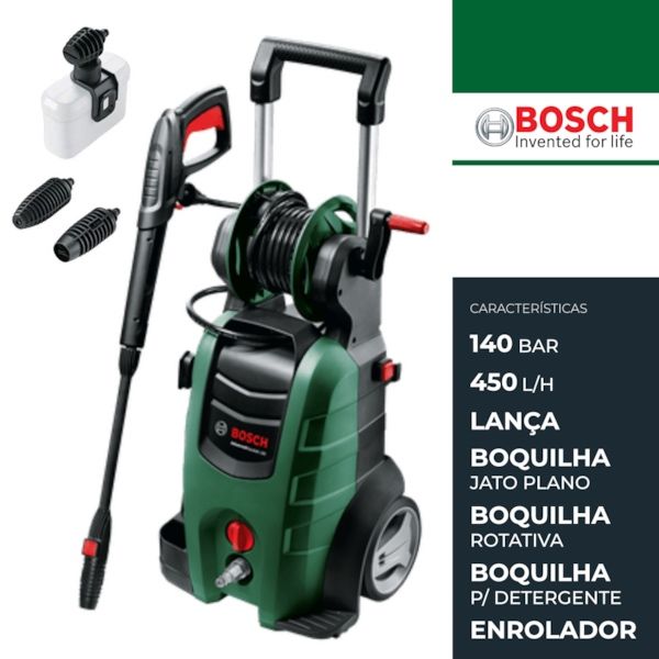 [NOVA] Bosch maquina lavar pressão Advanced Aquatak 140