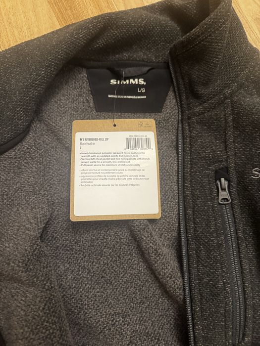 Кофта чоловіча, SIMMS Rivershed-Full Zip, розмір L (повномірний)