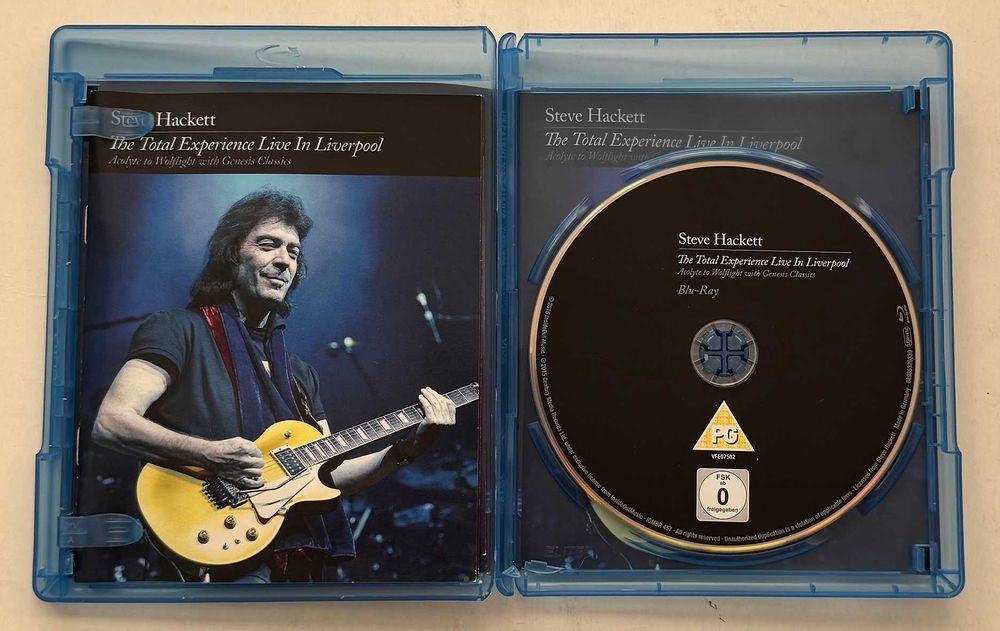 Blu-Ray_Steve Hackett – The Total Experience Live in Liverpool. Como novo.
