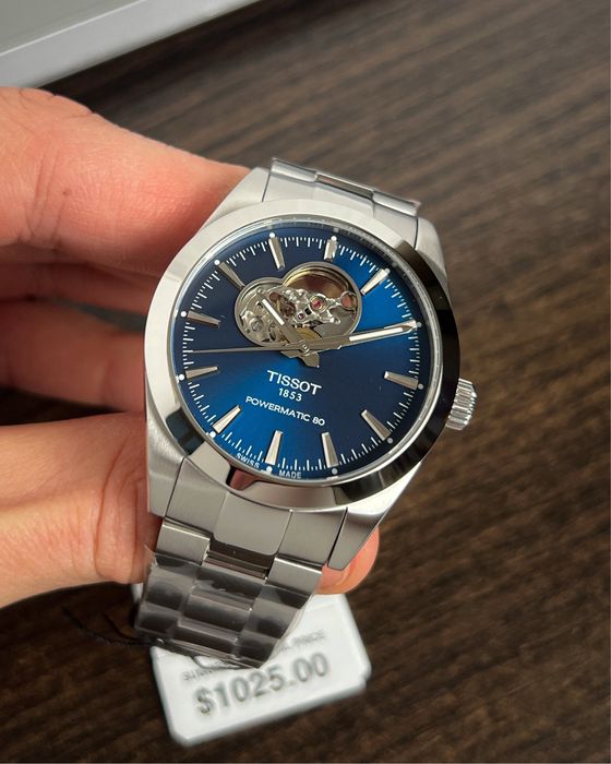 Tissot Gentleman Powermatic 80 Open Heart 40мм T127.407.11.041.01