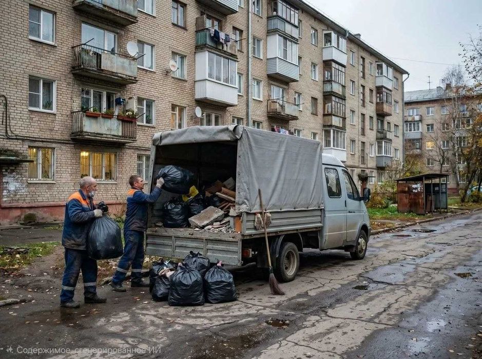 Подача за час.Вывоз старой мебели и хлама из квартиры