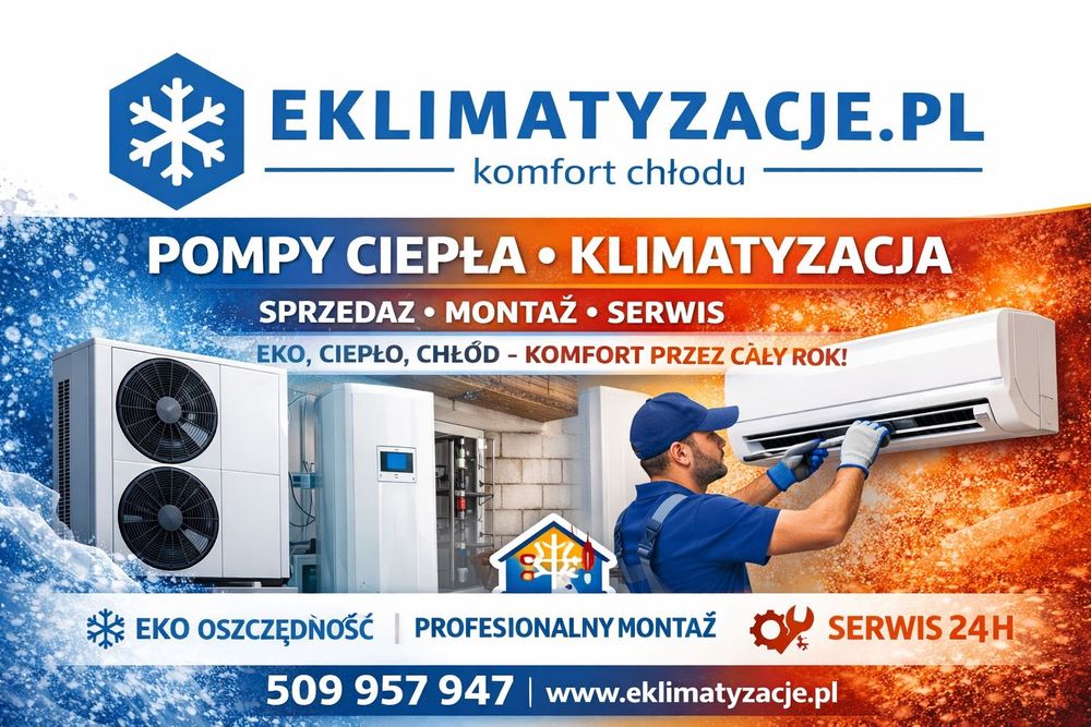 Klimatyzacja – Oława i okolice | Montaż, serwis, czyszczenie