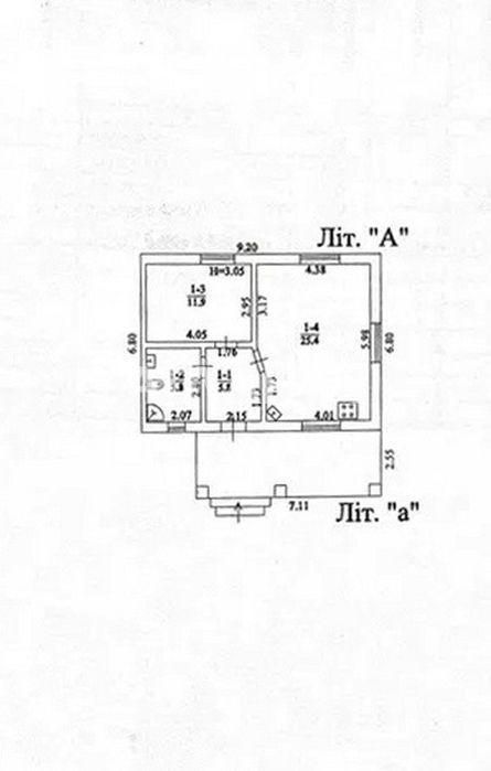 2-комнатный дом. Червоный хутор