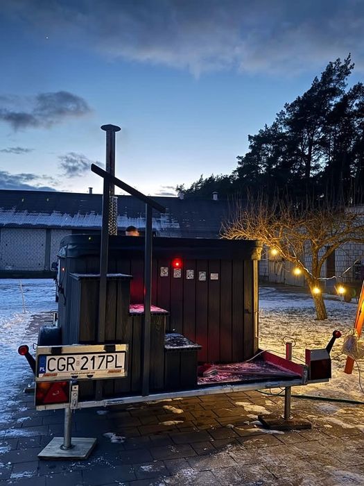 Bania mobilna na wynajem! 8-10 osób RELAKS NA KÓŁKACH!