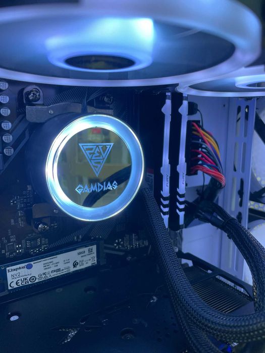 PC gaming AMD R5 5500, Radeon XFX 6600 6GB, 16GB RAM, 1TB NVMe