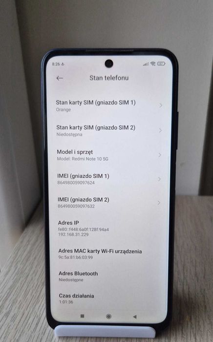 Xiaomi Redmi Note 10 5G 4/64 GB 6,5" 48 Mpx 5000 mAh NFC