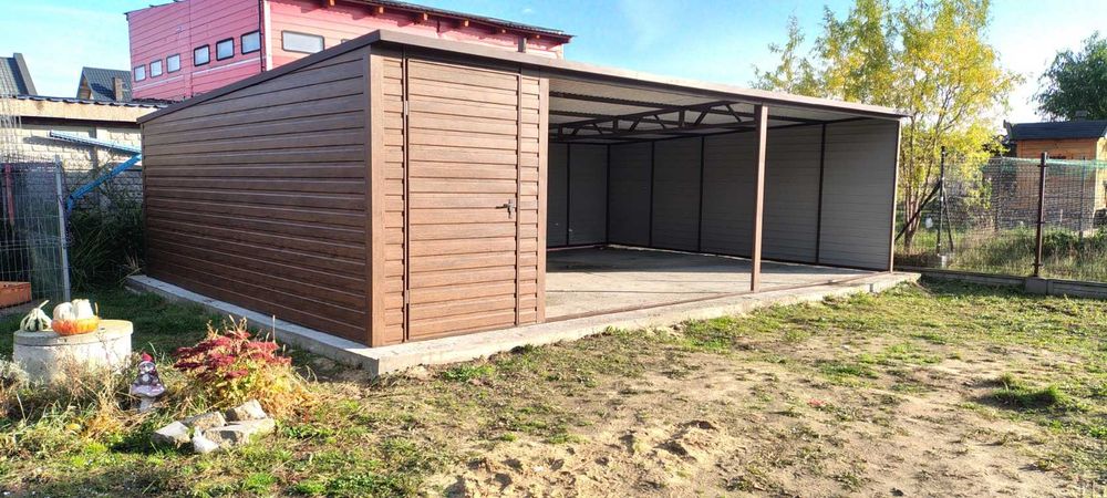 Garaż Blaszany Drewnopodobny PREMIUM PRODUCENT!!!