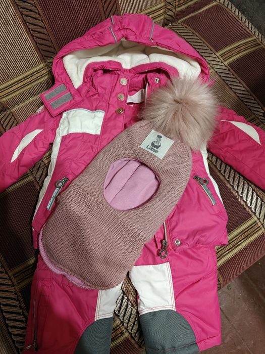 Зимовий комбінезон з шапкою