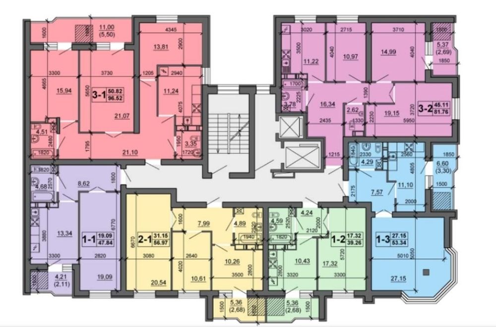 Новая 2х ком.квартира в новом доме 60.3кв (і1