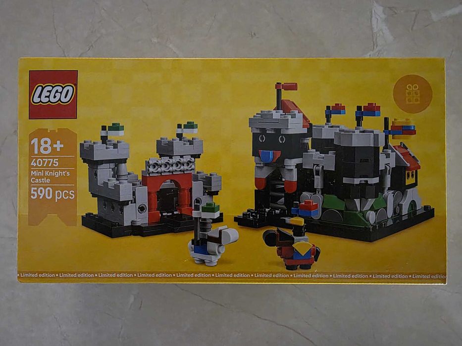 Lego 40775 Mini Knight's Castle - Set Exclusivo Novo e Selado