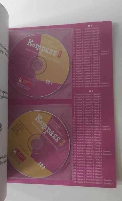 Książki do niemieckiego (Kompass 3, und so weiter, aha!, Hier und da)