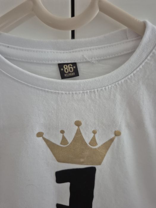 Biała koszulka r. 86 Antoś