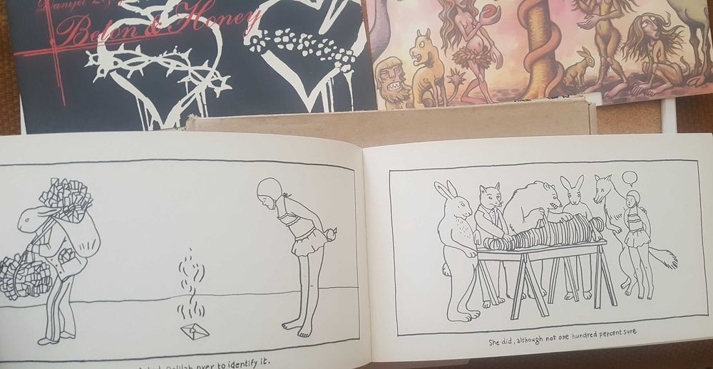 Honey Talks; Comics inspired by Painted Beehive Panels [Stripburger]