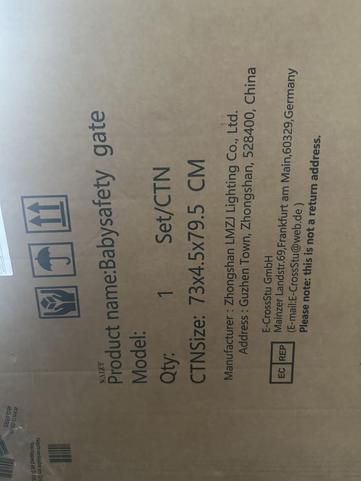 Porta de segurança para bebés da marca Naizy
