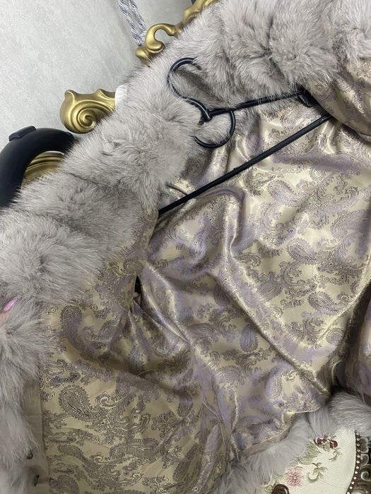 Полушубок з натурального песця розмір Л