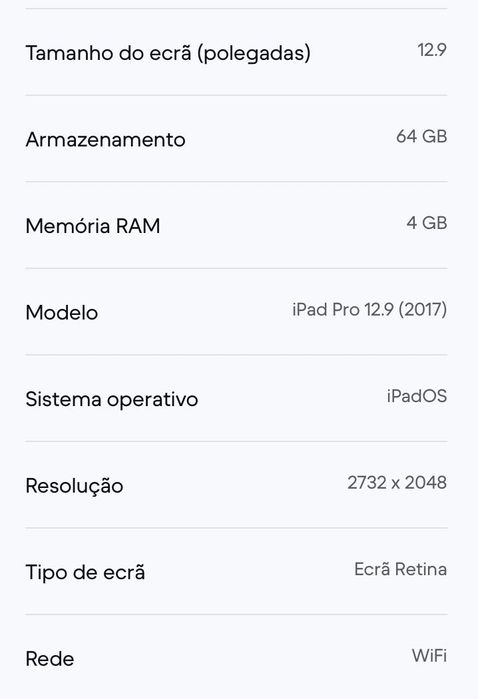 Ipad PRO -  2017 12.3 pol.