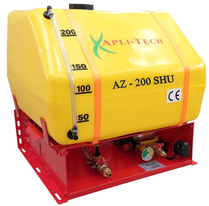 Aplikator do zakiszania Apli-Tech AZ-200 SHU 200 ltr Oryginał Shurflo Wał ugniatający do zakiszacza Pryzma Sieczkarnia Prasa od producenta