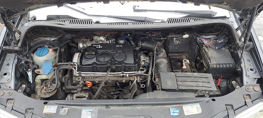 vw touran 1t0/03- 1.9 tdi bkc bxe na czesci