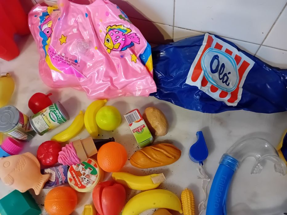 Conjunto de Brinquedos de Praia Anos 90