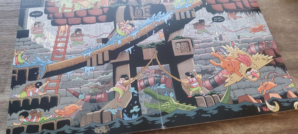 Binek i pulpet w swiatyni majow