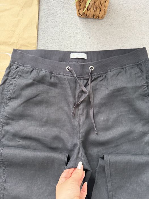 Жіночі лляні штани брюки M&S Dutti Cos л-хл