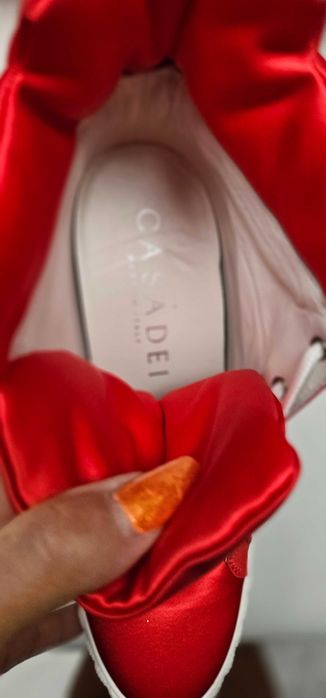 Casadei orginalne sneakersy koturna roz 40