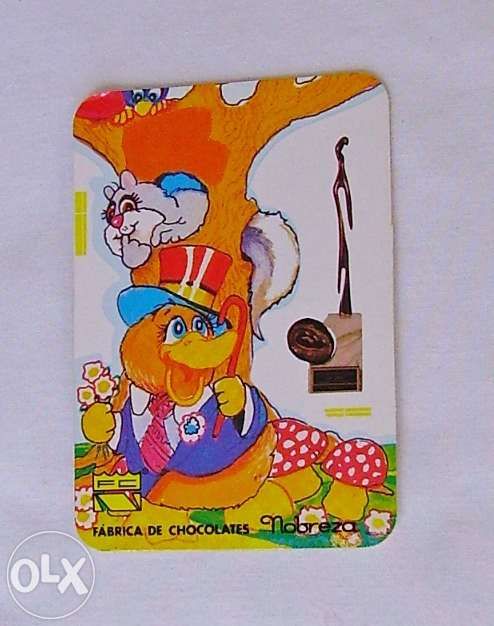 Calendários dos Chocolates da marca Nobreza e Avianense - 1988 / 1990