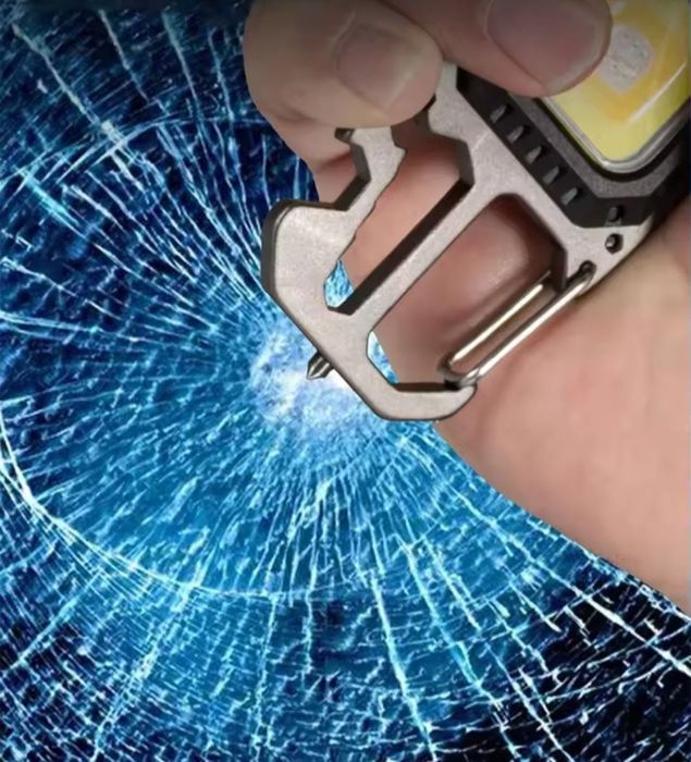 Есть ОПТ.Тактичний фонарик-карабин с красным светом/фонарь мультитул.