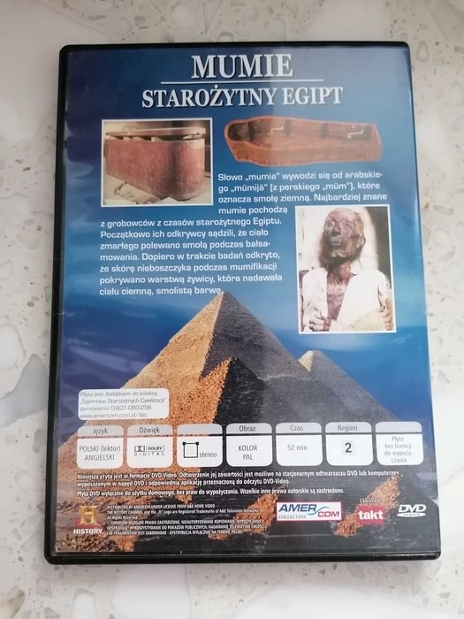 Mumie, Starożytny Egipt, Dvd