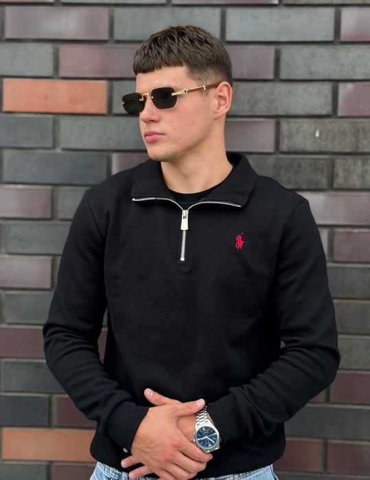 ‼️NEW‼️БЕЗ ПРЕДОПЛАТ‼️Мужская кофта зип свитшот поло Polo Ralph Lauren | зипка поло Ральф | кофта поло | 1/3 polo | свитшот Polo |