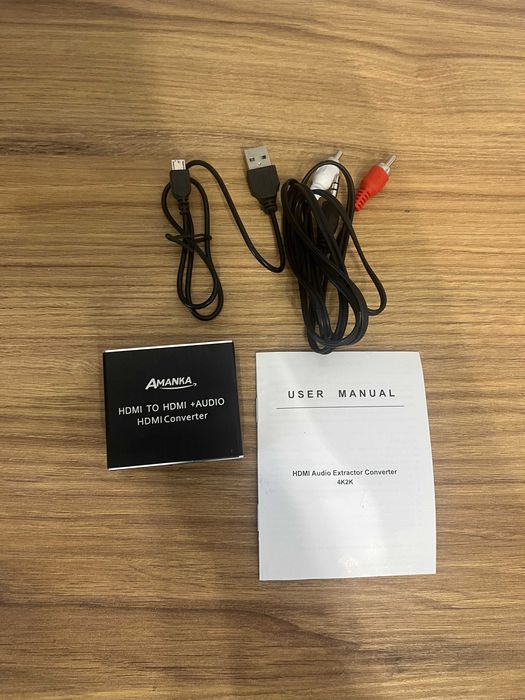 Amanka 4K Konwerter Wejście HDMI Wyjście HDMI