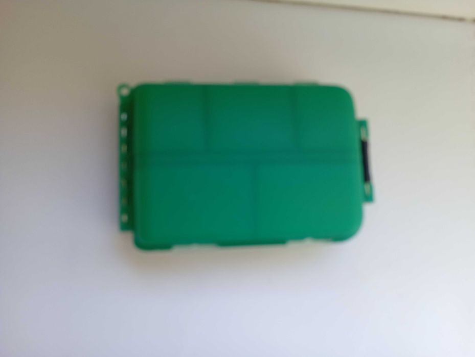 Pudełko na akcesoria wędkarskie kolor zielony