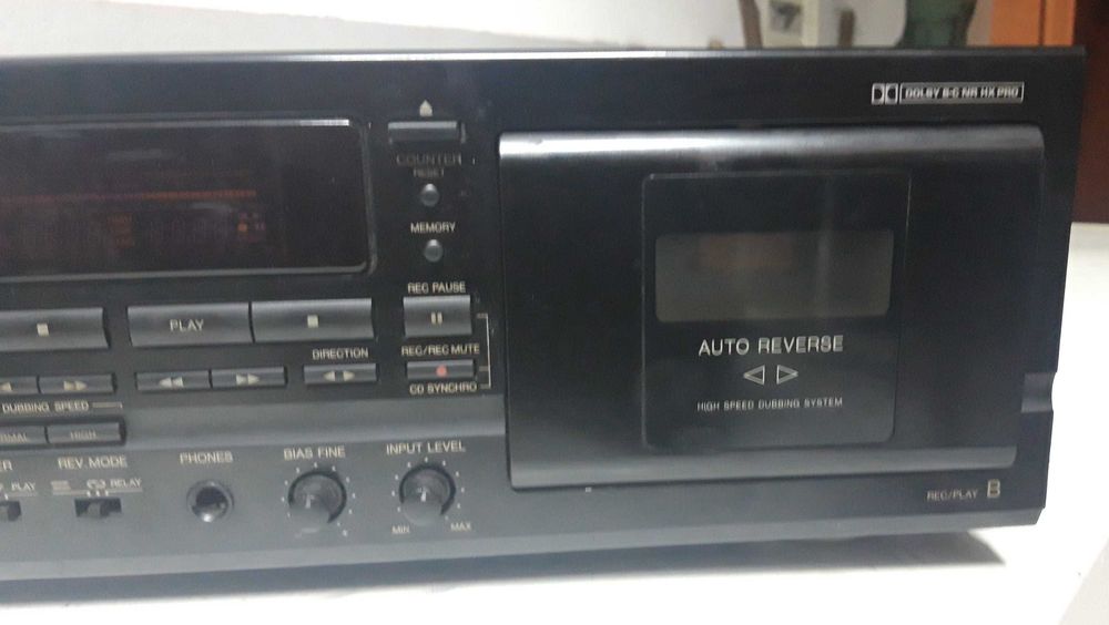 Denon DRW-580 Deck Cassetes Revisionado