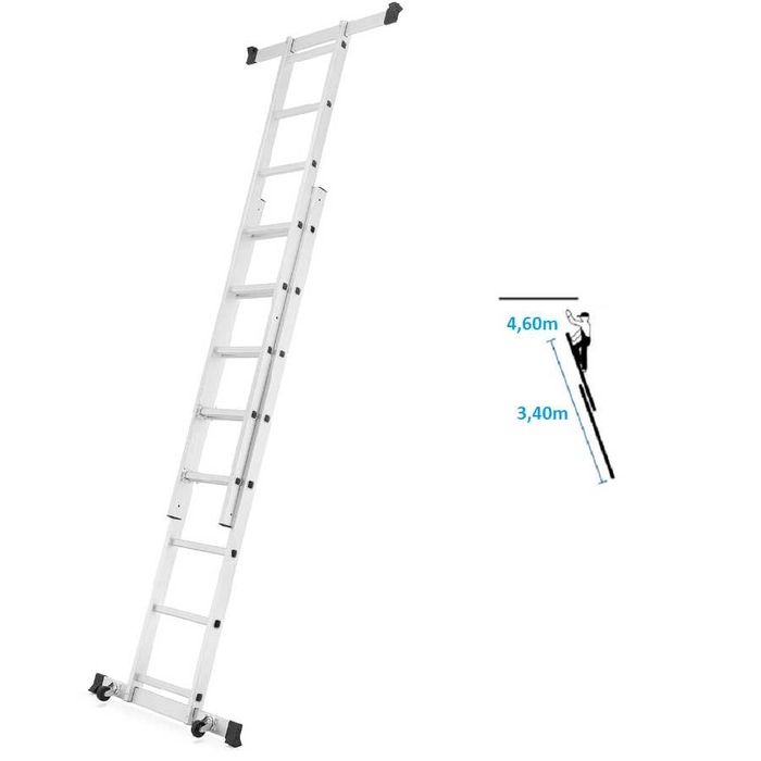 RUSZTOWANIE ALUMINIOWE / drabina / drabina rozstawna 2x8 NIEZBĘDNE