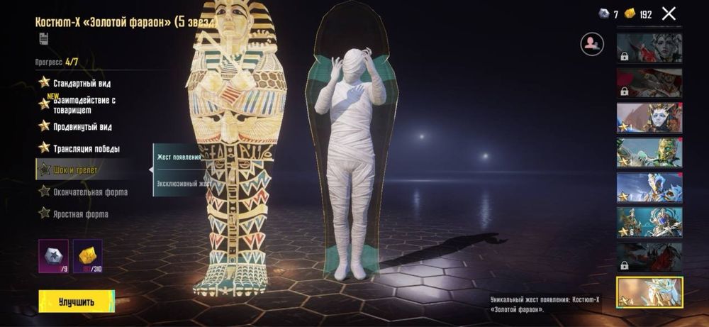 Акаунт PUBG Mobile — Бейп Мумія + інші варіанти