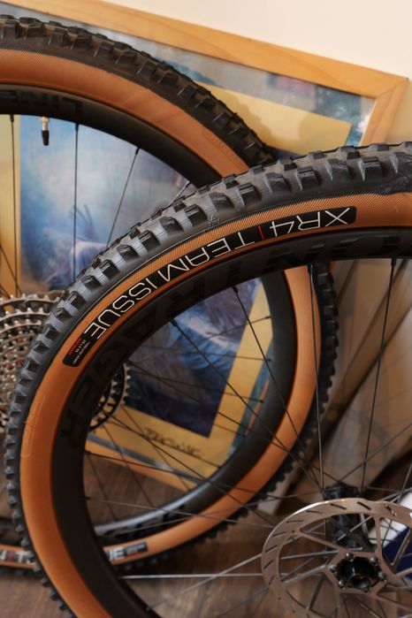 Bontrager XR4 29" 2.4 Team Issue TLR brązowa opony brązowe set komplet