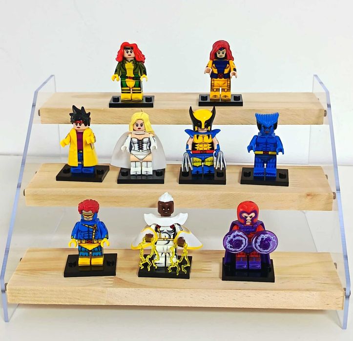 Miniaturas de Super-Heróis (9 peças)