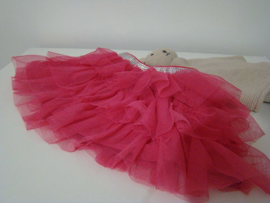 SINSAY fox&bunny spódniczka różowa tiulowa r. 86 cm 12-18m.