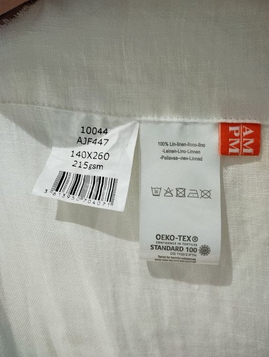 Cortinado em linho lavado com ilhós