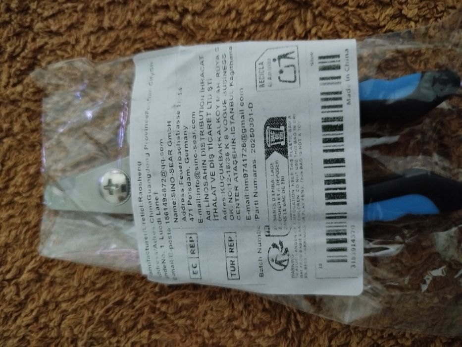 Tesoura para cortar unhas de animais