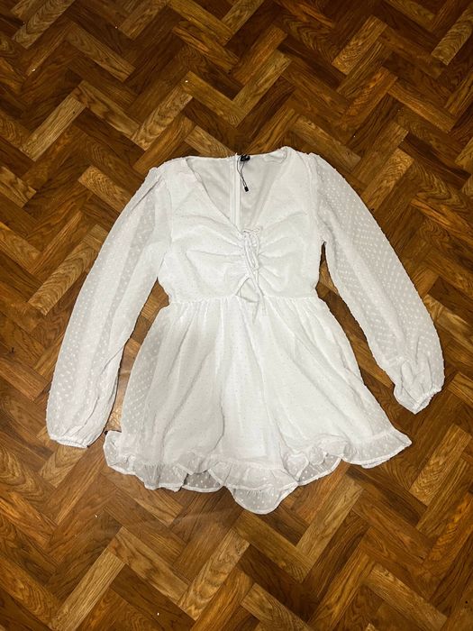 Жіноча ніжна біла коротка легка міні сукня FB Sister