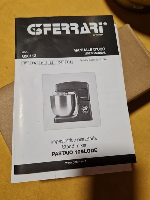 Batedeira G3 Ferrari Pistaio Nova