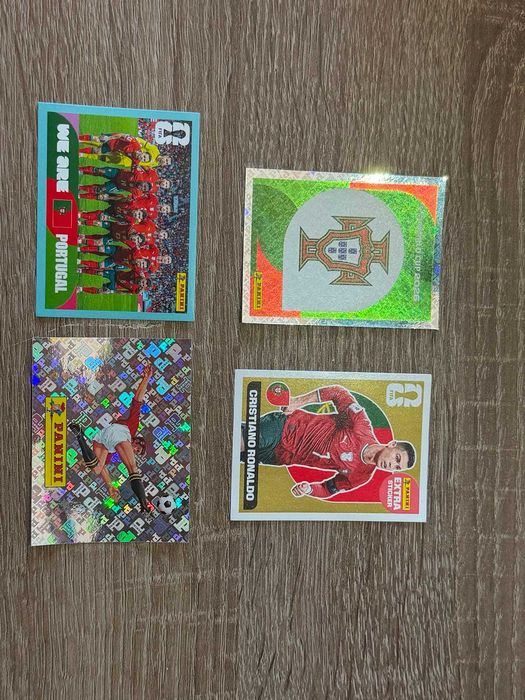 Cromos do Cristiano Ronaldo Gold